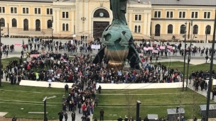 Protest zbog fiskalnih kasa